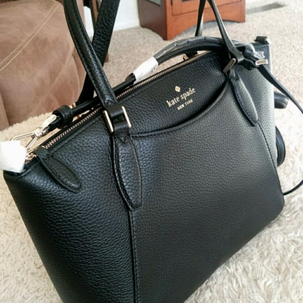NWT Kate Spade Black Monica Satchel - Picture 4 of 9